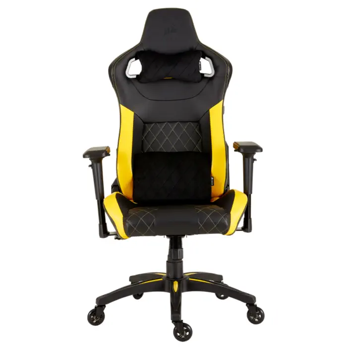 Corsair T1 Race Yellow CF-9010015-WW 4D Kolçak Siyah/Sarı Gaming (Oyuncu) Koltuk