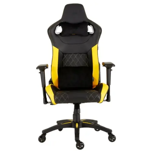 Corsair T1 Race Yellow CF-9010015-WW 4D Kolçak Siyah/Sarı Gaming (Oyuncu) Koltuk