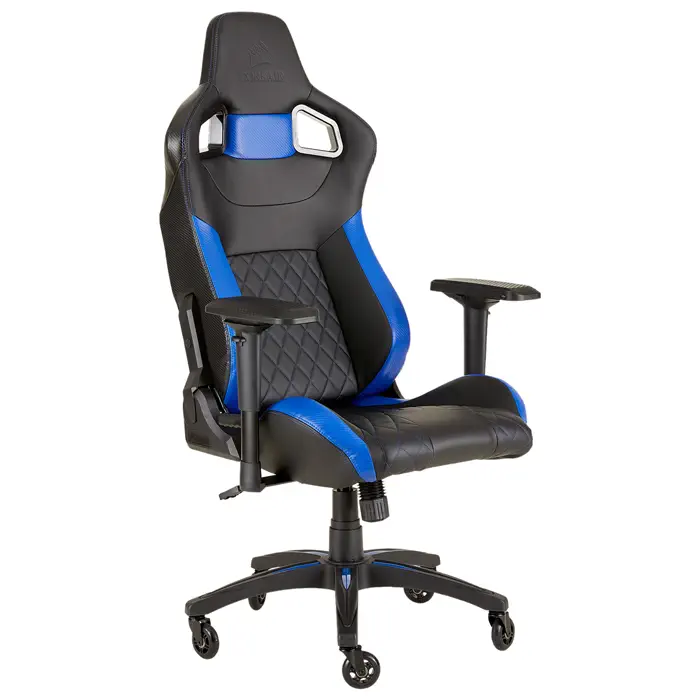 Corsair T1 Race Blue CF-9010014-WW 4D Kolçak Siyah/Mavi Gaming (Oyuncu) Koltuk