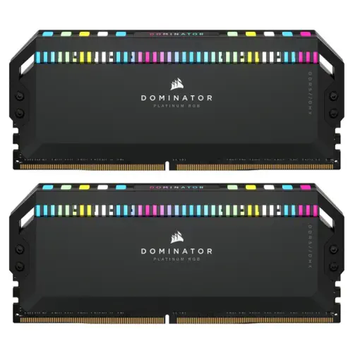 Corsair Dominator Platinum RGB CMT32GX5M2X5600C36 32GB (2x16GB) DDR5 5600MHz CL36 Siyah Gaming (Oyuncu) Ram