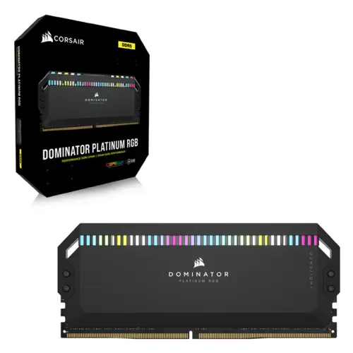 Corsair Dominator Platinum RGB CMT32GX5M2X5600C36 32GB (2x16GB) DDR5 5600MHz CL36 Siyah Gaming (Oyuncu) Ram