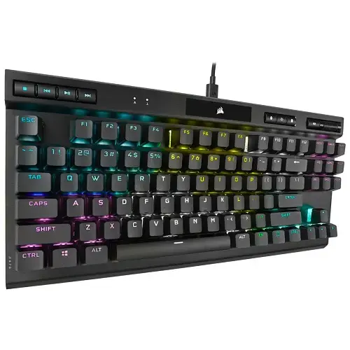 Corsair K70 RGB TKL Champion Series CH-9119010-NA Cherry MX Red İng Q Mekanik Kablolu Gaming (Oyuncu) Klavye