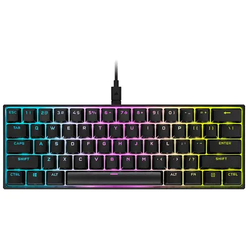 Corsair K65 RGB Mini CH-9194010-NA Cherry MX Red İng Q Mekanik Kablolu Gaming (Oyuncu) Klavye
