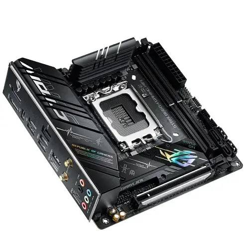 ASUS ROG Strix B660-I Gaming WIFI Intel B660 Soket 1700 DDR5 6200(OC)MHz Mini-ITX Gaming (Oyuncu) Anakart