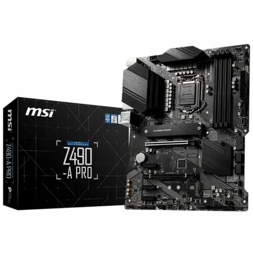 MSI GeForce RTX 3070 Ti Ventus 3X 8G OC 8GB GDDR6X 256Bit DX12 Ekran Kartı + MSI Z490-A PRO Intel Z490 Soket 1200 DDR4 5000(OC)Mhz ATX Anakart Bundle