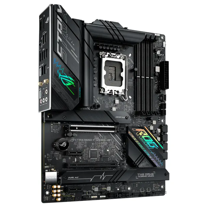 ASUS ROG Strix B660-F Gaming WIFI Intel B660 Soket 1700 DDR5 6000(OC)MHz ATX Gaming (Oyuncu) Anakart