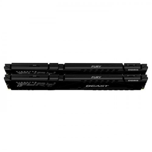 Kingston Fury Beast KF560C40BBK2/32 32GB (2x16GB) DDR5 6000MHz CL40 Siyah Gaming Ram (Bellek)