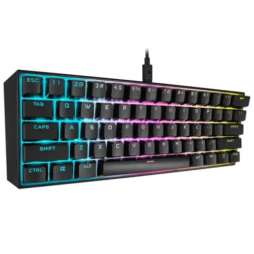 Corsair K65 RGB Mini CH-9194014-NA Cherry MX Speed TR Q Mekanik Kablolu Gaming (Oyuncu) Klavye