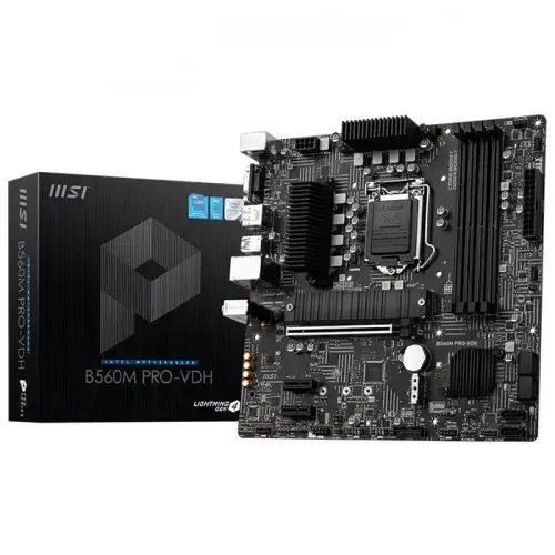 MSI GeForce RTX 3090 Ventus 3X 24G OC 24GB GDDR6X 384Bit DX12 Ekran Kartı + MSI B560M PRO-VDH Intel B560 Soket 1200 DDR4 5066(OC)MHz mATX Anakart Bundle