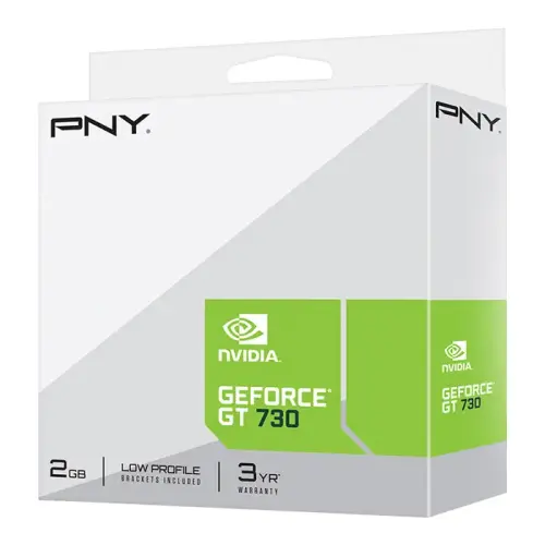 PNY GeForce GT 730 2GB Low Profile VCGGT7302XPB-BB 2GB GDDR3 64Bit DX12 Gaming Ekran Kartı