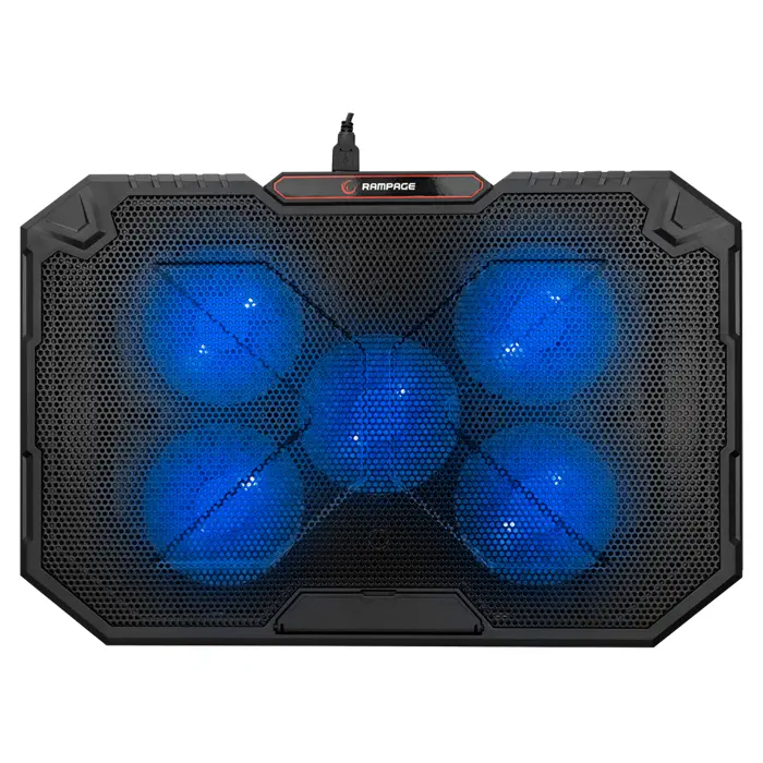 Addison Rampage AD-RC15 SPEAR 5xFan 2xUSB RGB 15-17″ Notebook Soğutucu