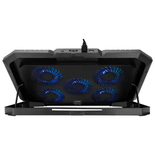 Addison Rampage AD-RC15 SPEAR 5xFan 2xUSB RGB 15-17″ Notebook Soğutucu