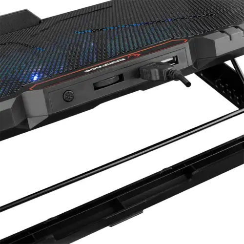 Addison Rampage AD-RC15 SPEAR 5xFan 2xUSB RGB 15-17″ Notebook Soğutucu