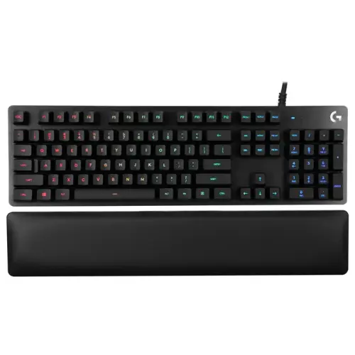 Logitech G513 Carbon GX Blue (Clicky) 920-008935 LightSync RGB TR Q Mekanik Kablolu Gaming (Oyuncu) Klavye