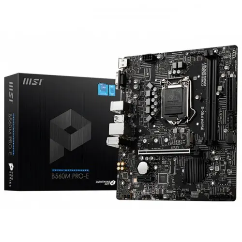 MSI GeForce RTX 3070 Ventus 2X 8G OC LHR 8GB GDDR6 256Bit DX12 Ekran Kartı + MSI B560M PRO-E Intel B560 Soket 1200 DDR4 4800(OC)MHz mATX Anakart Bundle