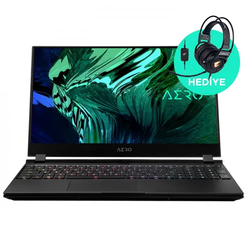 Gigabyte Aero 15 OLED KC i7-10870H 16GB 512GB SSD 6GB GeForce RTX 3060 15.6″ 4K UHD Win10 Pro Gaming (Oyuncu) Notebook
