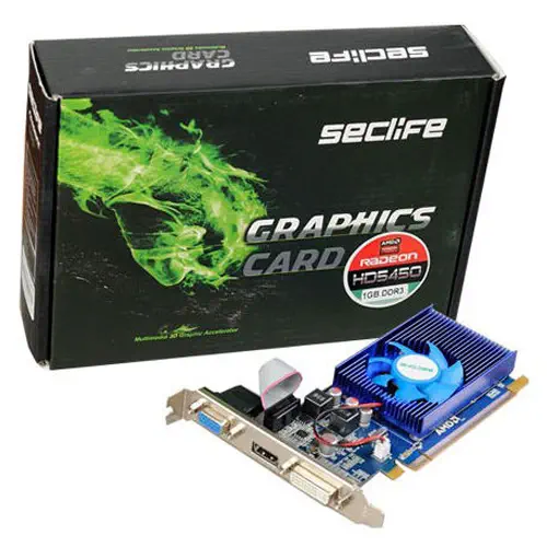 Seclife Radeon HD 5450 LP 1GB DDR3 64Bit DX11 Gaming (Oyuncu) Ekran Kartı