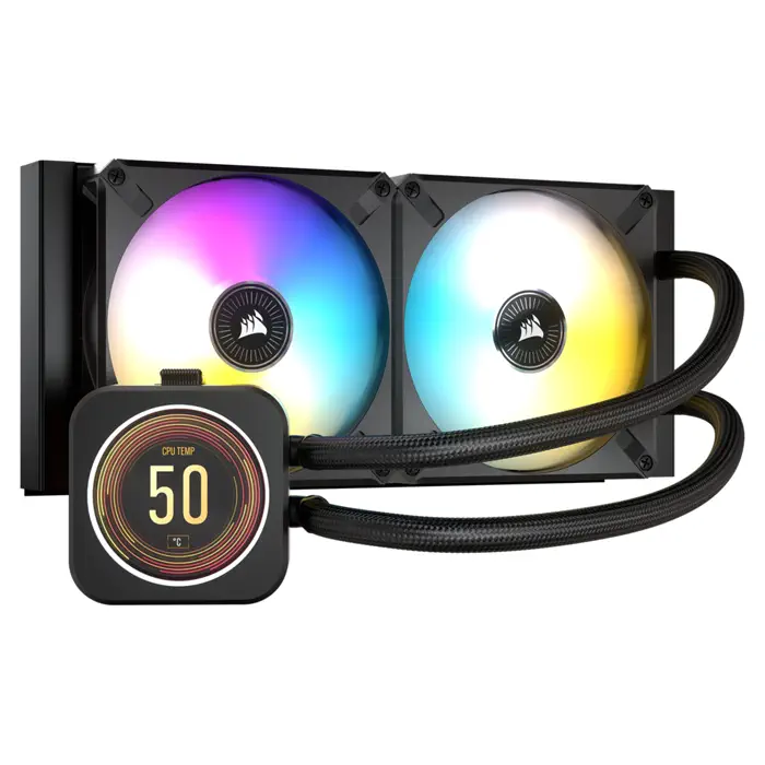 Corsair iCUE H100i Elite LCD CW-9060061-WW 240mm İşlemci Sıvı Soğutucu