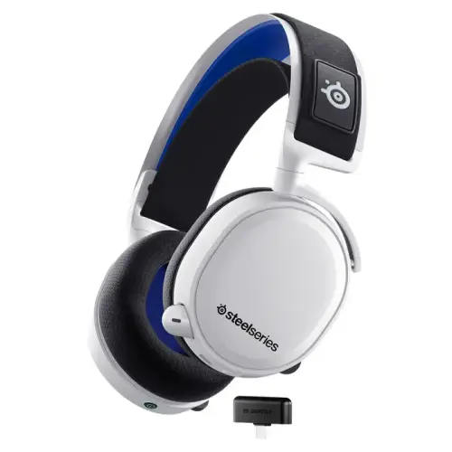 SteelSeries Arctis 7P+ Wireless SSH61471 PS5 Mikrofonlu Kablosuz Beyaz Gaming (Oyuncu) Kulaklık