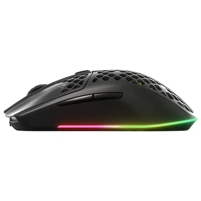 SteelSeries Aerox 3 Wireless 2022 Edition SSM62612 Onyx 18000 CPI 6 Tuş RGB Optik Kablosuz Gaming (Oyuncu) Mouse