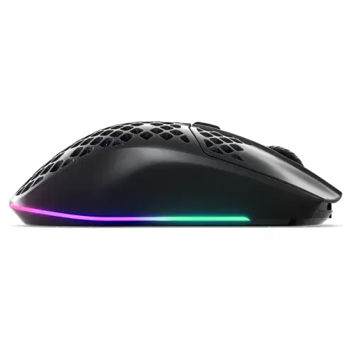 SteelSeries Aerox 3 Wireless 2022 Edition SSM62612 Onyx 18000 CPI 6 Tuş RGB Optik Kablosuz Gaming (Oyuncu) Mouse