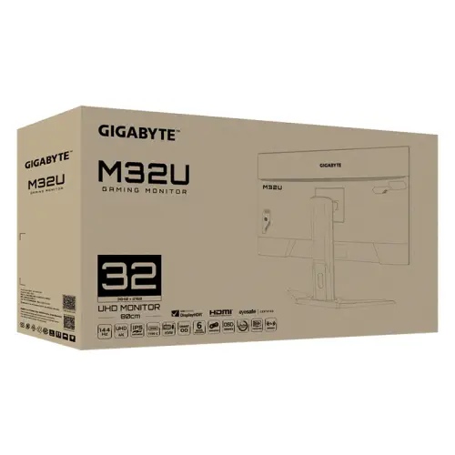 Gigabyte M32U 31.5″ 1ms 144Hz FreeSync Premium Pro IPS UHD Gaming (Oyuncu) Monitör