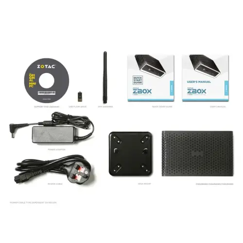 Zotac ZBOX CI622 Nano Barebone ZBOX-CI622NANO-BE Intel Core i3-10110U Ram/SSD Yok Win10 Mini PC