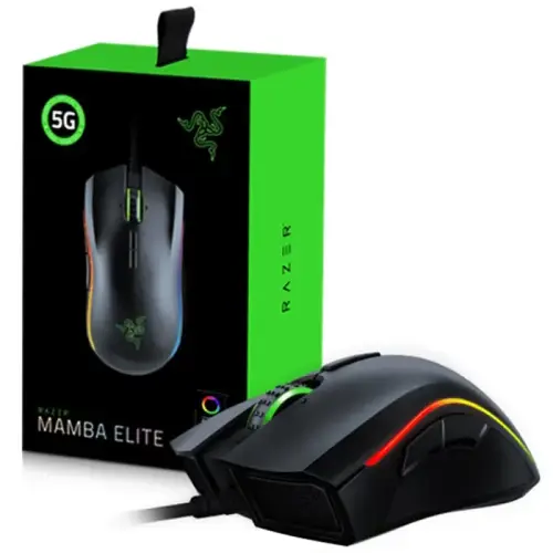 Razer Mamba Elite RZ01-02560100-R3M1 16000 DPI 9 Tuş RGB Optik Kablolu Gaming (Oyuncu) Mouse