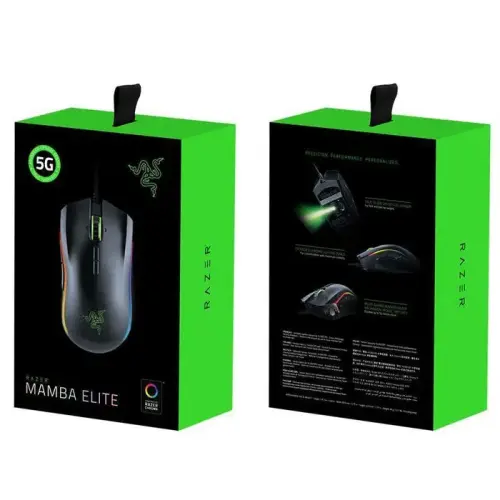 Razer Mamba Elite RZ01-02560100-R3M1 16000 DPI 9 Tuş RGB Optik Kablolu Gaming (Oyuncu) Mouse