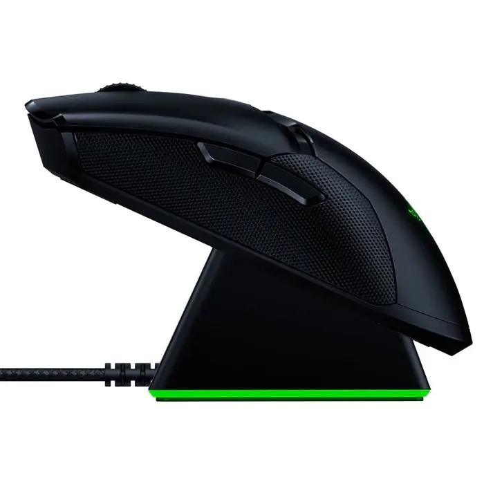 Razer Viper Ultimate + Şarj İstasyonu RZ01-03050100-R3G1 20000 DPI 8 Tuş RGB Optik Siyah Kablosuz Gaming (Oyuncu) Mouse