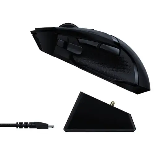 Razer Basilisk Ultimate + Şarj İstasyonu RZ01-03170100-R3G1 20000 DPI 11 Tuş RGB Optik Siyah Kablosuz Gaming (Oyuncu) Mouse