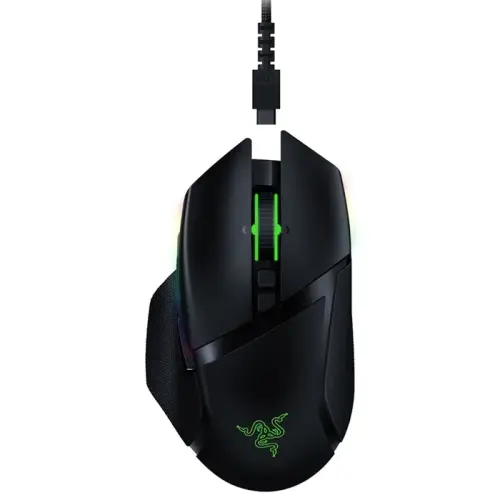 Razer Basilisk Ultimate + Şarj İstasyonu RZ01-03170100-R3G1 20000 DPI 11 Tuş RGB Optik Siyah Kablosuz Gaming (Oyuncu) Mouse