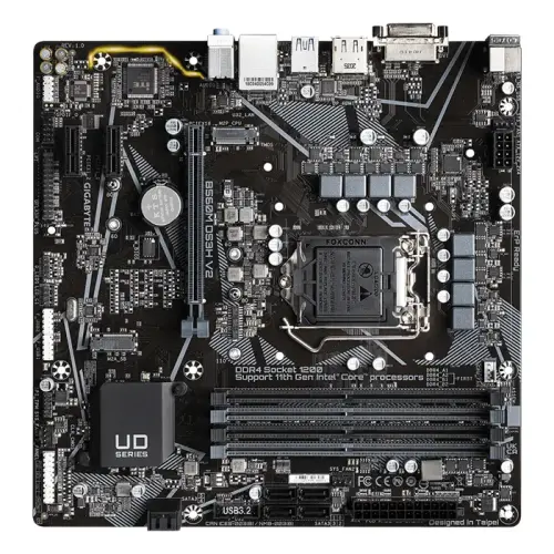 Gigabyte B560M D3SH V2 Intel B560 Soket 1200 DDR4 5333(OC)MHz mATX Gaming (Oyuncu) Anakart