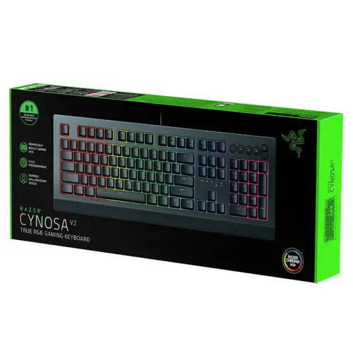 Razer Cynosa V2 RZ03-03401300-R3L1 Membrane TR Q RGB Kablolu Gaming (Oyuncu) Klavye