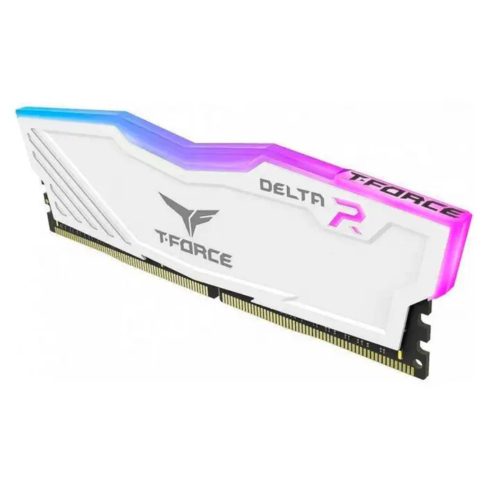 Team T-Force Delta RGB White 16GB (2x8GB) 3600MHz CL18 DDR4 Gaming Ram (TF4D416G3600HC18JDC011)