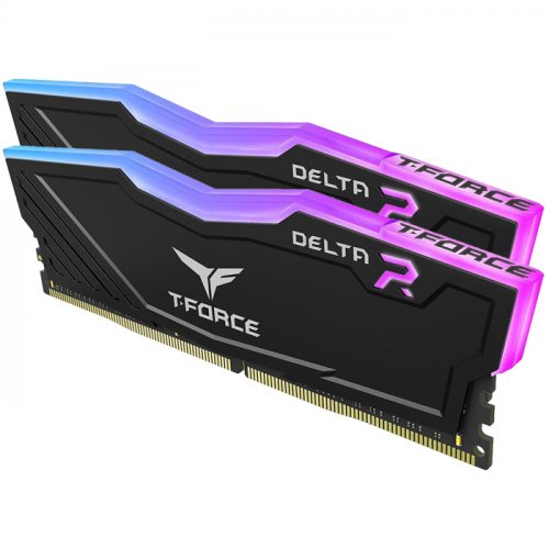 Team T-Force Delta RGB Black 16GB (2x8GB) 3600MHz CL18 DDR4 Gaming Ram (TF3D416G3600HC18JDC01)