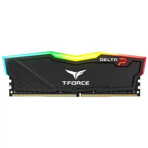 Team T-Force Delta RGB Black 16GB (2x8GB) 3600MHz CL18 DDR4 Gaming Ram (TF3D416G3600HC18JDC01)