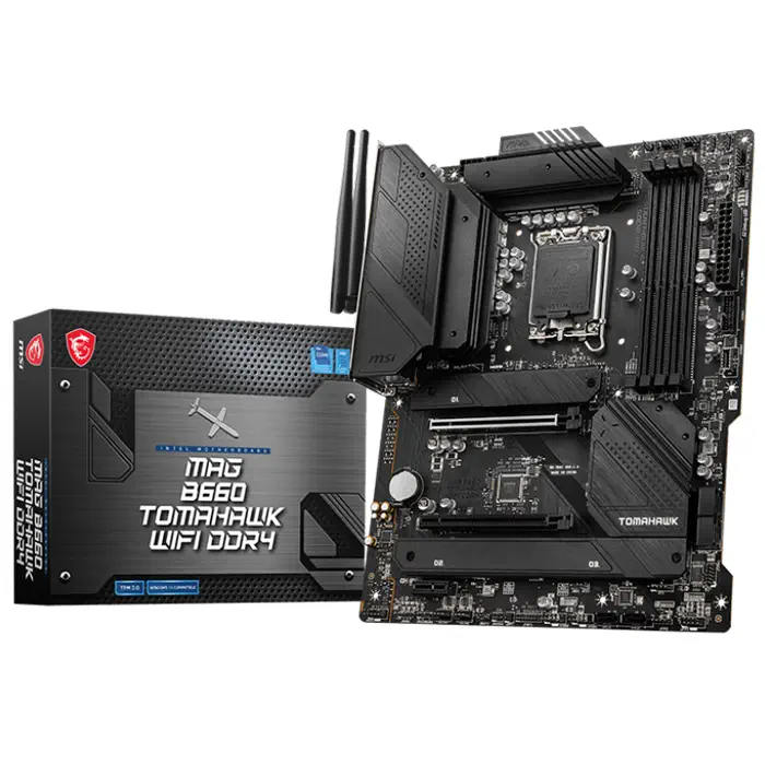 MSI MAG B660 TOMAHAWK WIFI DDR4 Intel B660 Soket 1700 DDR4 4800(OC)MHz ATX Gaming (Oyuncu) Anakart