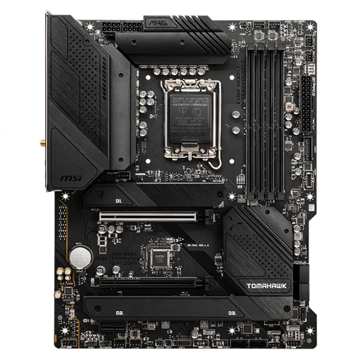 MSI MAG B660 TOMAHAWK WIFI DDR4 Intel B660 Soket 1700 DDR4 4800(OC)MHz ATX Gaming (Oyuncu) Anakart