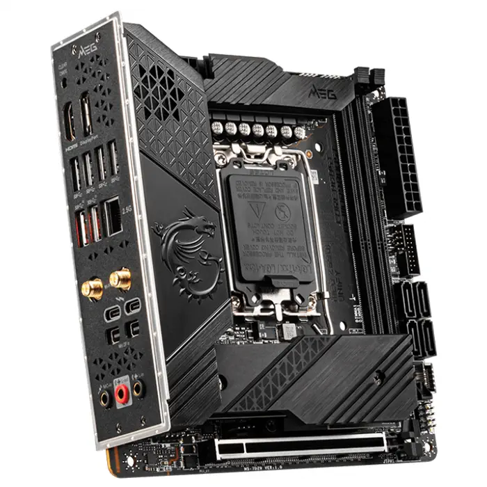 MSI MEG Z690I UNIFY Intel Z690 Soket 1700 DDR5 6800(OC)MHz Mini-ITX Gaming (Oyuncu) Anakart
