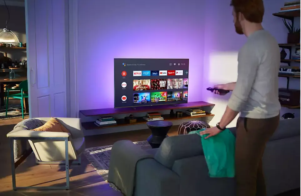 Philips 55PUS7906 55″ 140 Ekran Uydu Alıcılı 4K Ultra HD Android Smart LED TV