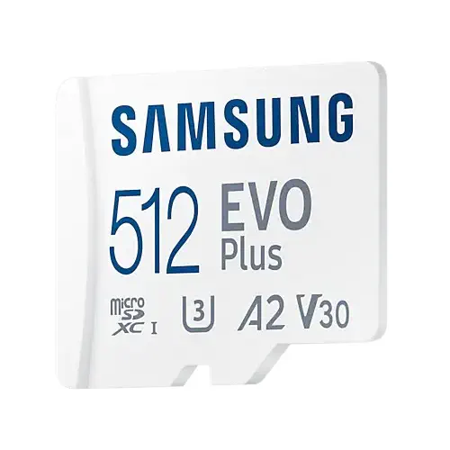 Samsung Evo Plus 512GB Adaptörlü Micro SDXC Hafıza Kartı - MB-MC512KA/TR