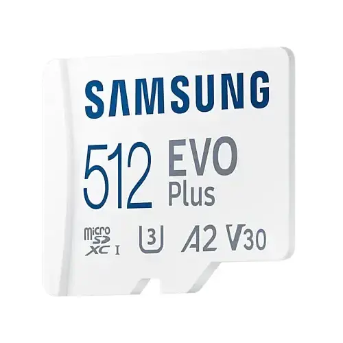 Samsung Evo Plus 512GB Adaptörlü Micro SDXC Hafıza Kartı - MB-MC512KA/TR