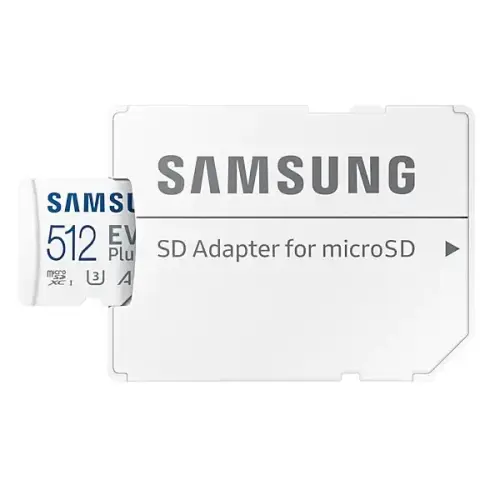 Samsung Evo Plus 512GB Adaptörlü Micro SDXC Hafıza Kartı - MB-MC512KA/TR
