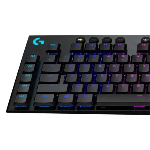 Logitech G G915 LightSpeed RGB Tam Boyutlu İngilizce Q Kablosuz Siyah Oyuncu Klavyesi - 920-009111