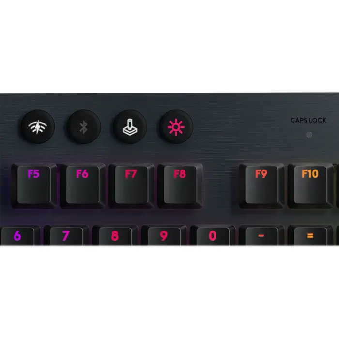 Logitech G G915 LightSpeed RGB Tam Boyutlu İngilizce Q Kablosuz Siyah Oyuncu Klavyesi - 920-009111