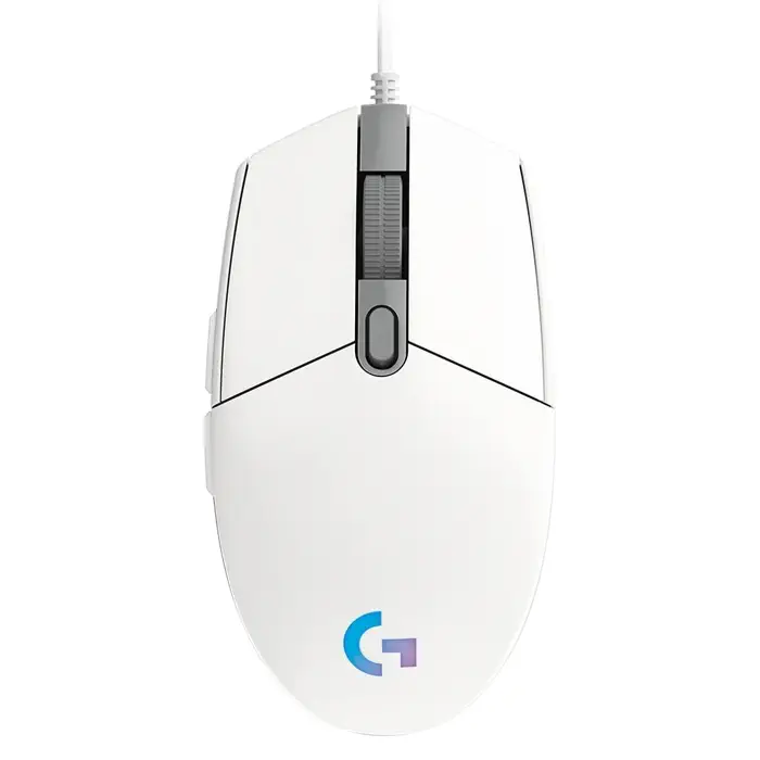 Logitech G102 LightSync White 910-005824 8000DPI 6 Tuş Optik RGB Beyaz Kablolu Gaming (Oyuncu) Mouse