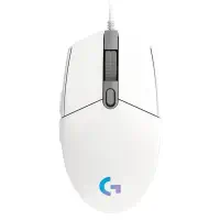 Logitech G102 LightSync White 910-005824 8000DPI 6 Tuş Optik RGB Beyaz Kablolu Gaming (Oyuncu) Mouse