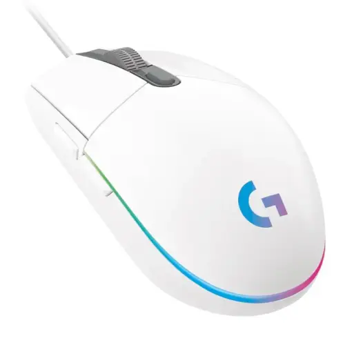 Logitech G102 LightSync White 910-005824 8000DPI 6 Tuş Optik RGB Beyaz Kablolu Gaming (Oyuncu) Mouse