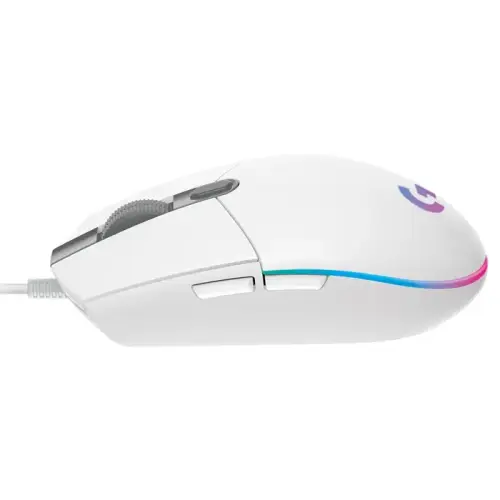 Logitech G102 LightSync White 910-005824 8000DPI 6 Tuş Optik RGB Beyaz Kablolu Gaming (Oyuncu) Mouse